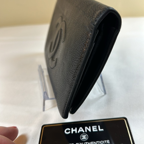 CHANEL Caviar CC Long Wallet Black, Serial Number & Authenticity Card - Picture 13 of 16